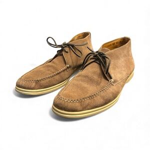 Peter Millar Suede Chukka Lace Up Boots Mens 11 Sand Brown